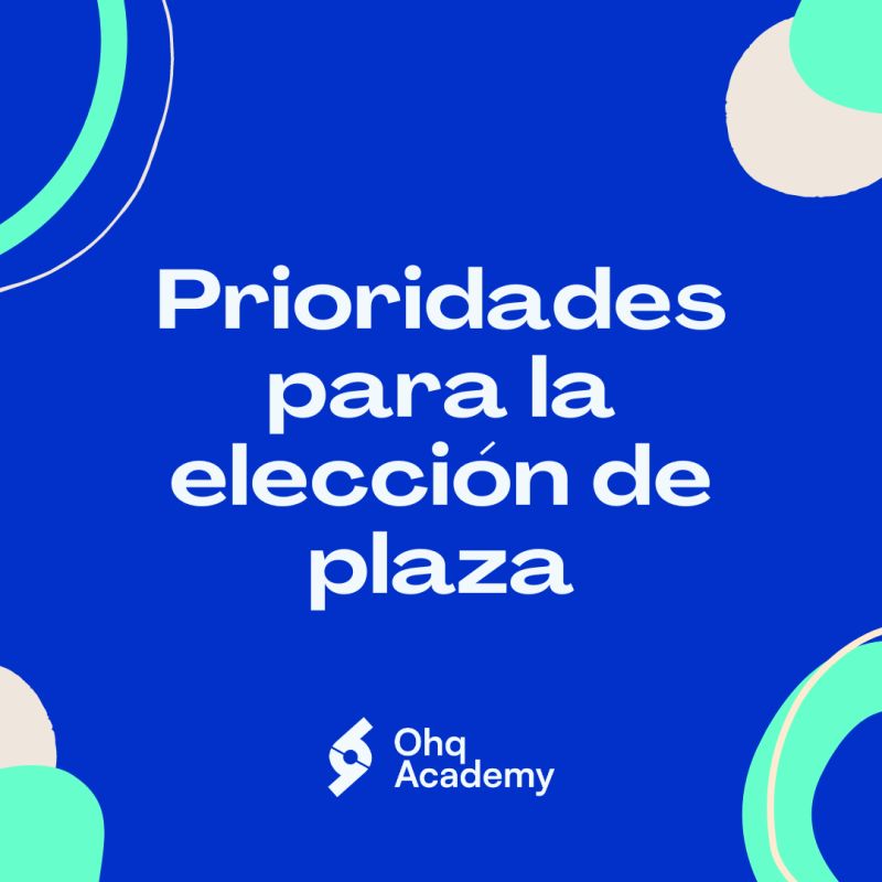 Elección de plaza