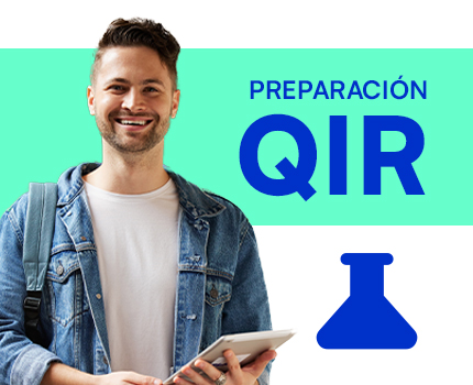 Imagen con texto 'Preparación QIR'
